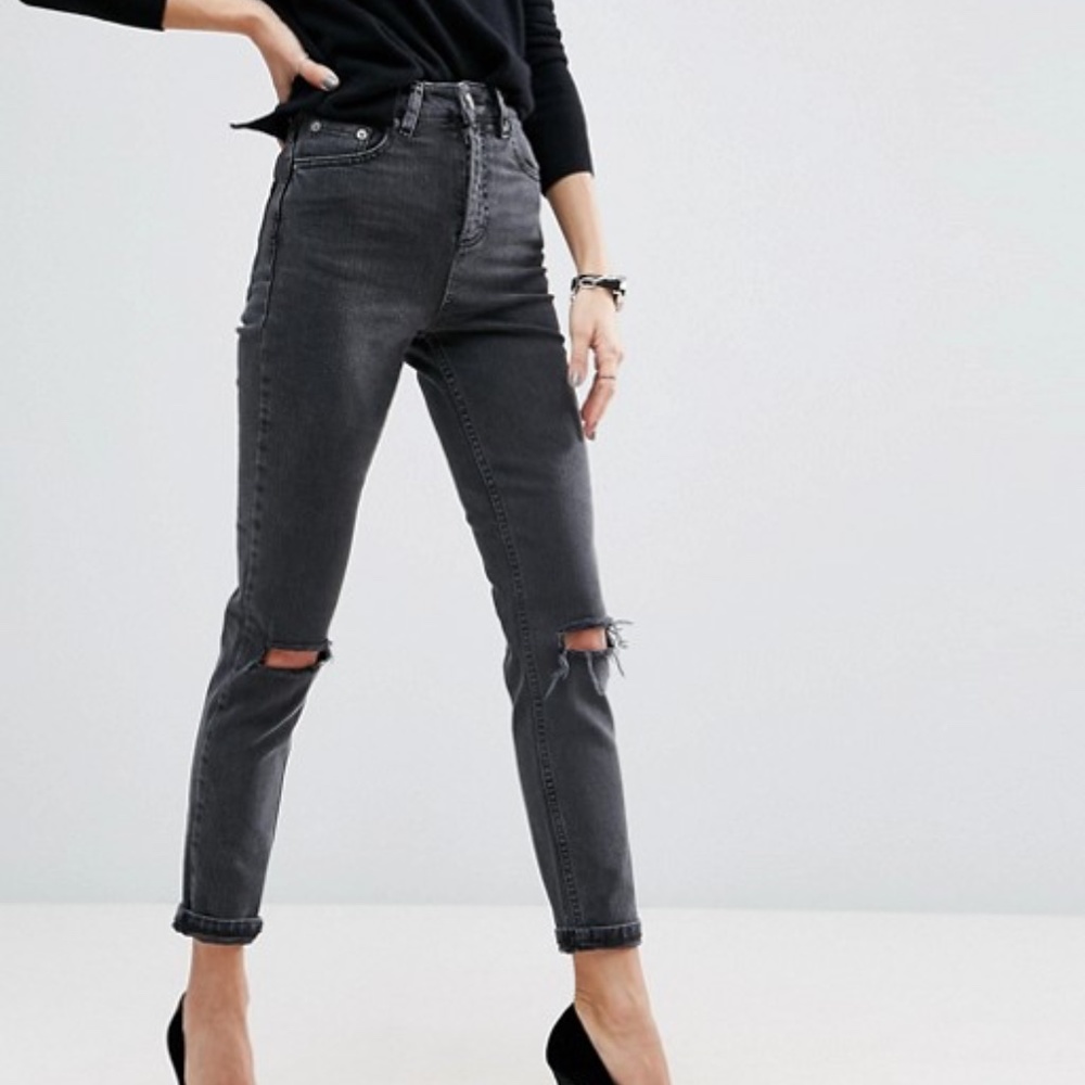 ASOS DESIGN high rise farleigh 'slim' mom jeans